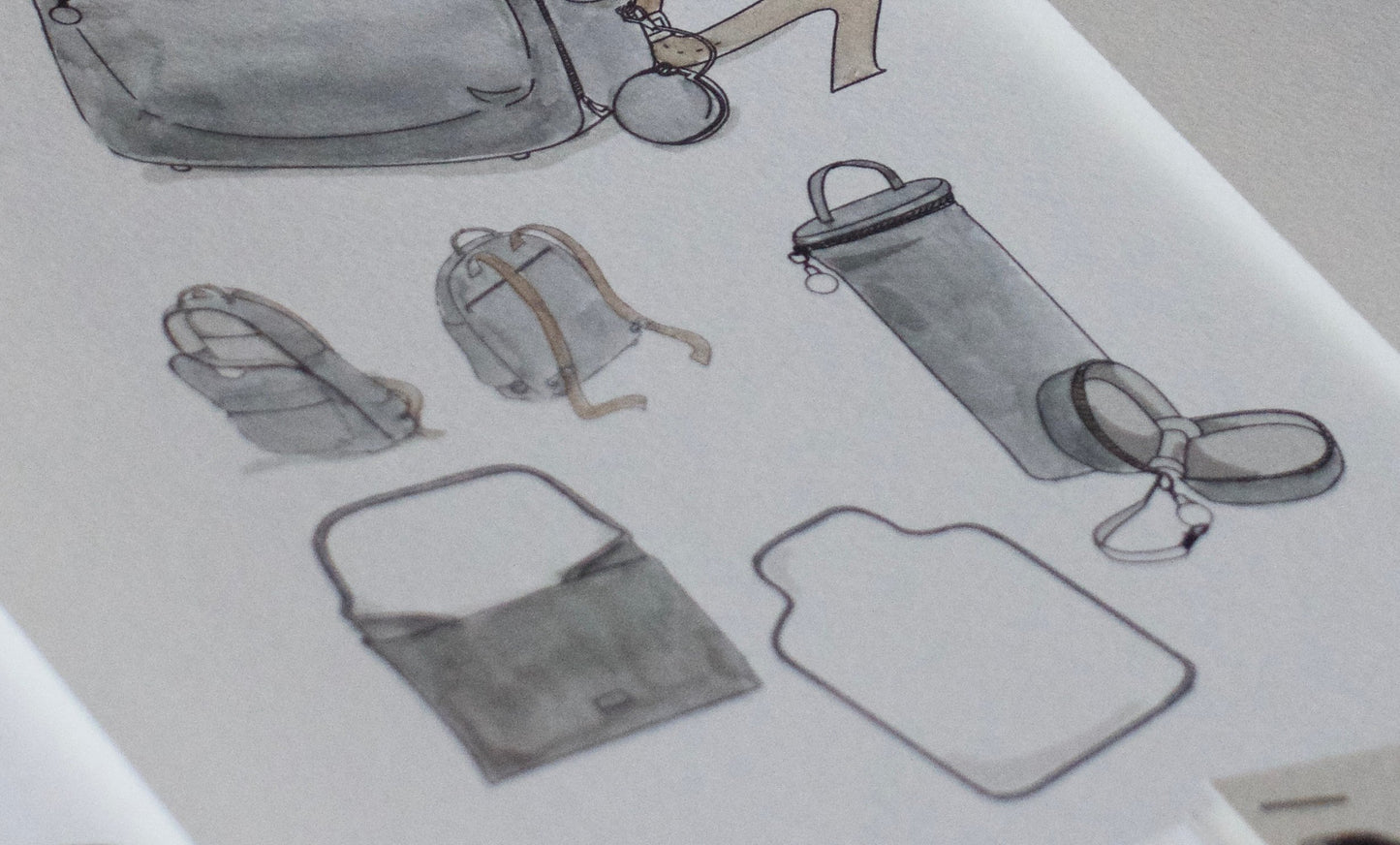 Pacifier Bag - Gray MINI